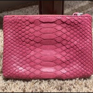 Mini Snakeskin Cosmetic Bag from Coly.